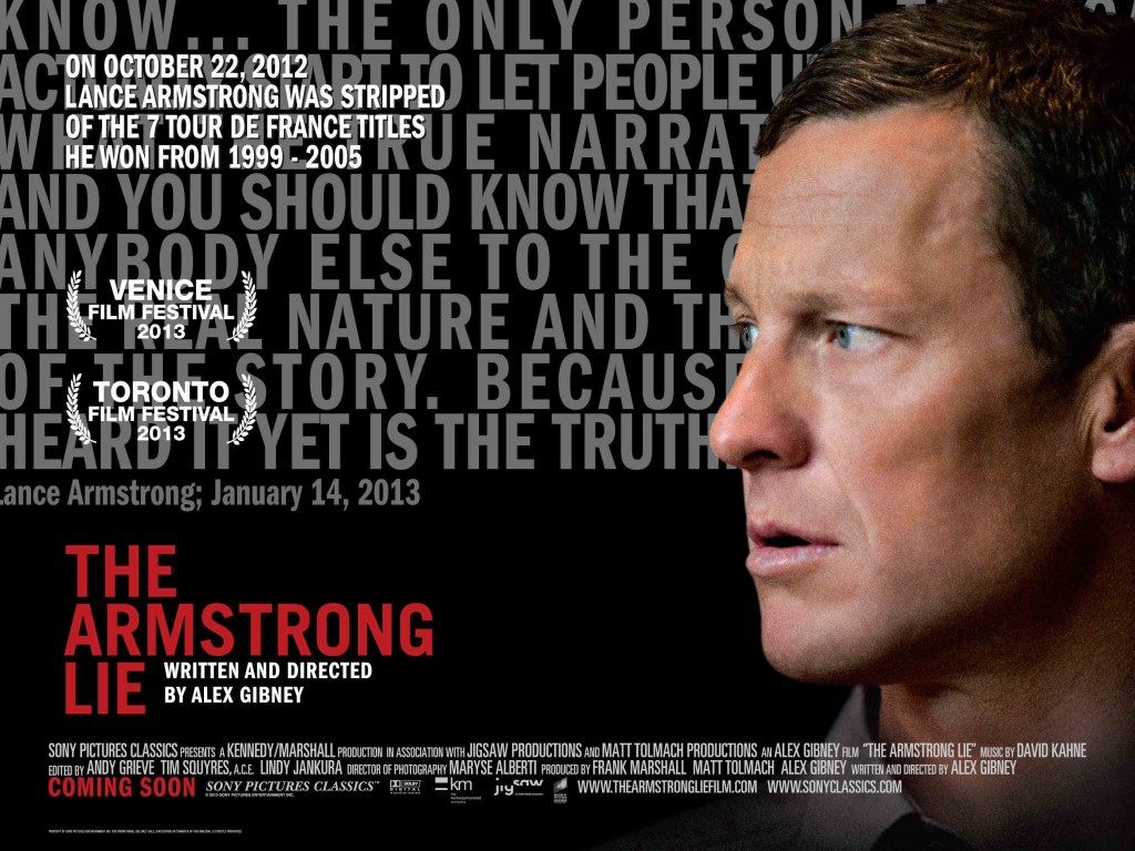 Movie Review The Armstrong Lie Electric Shadows   The Armstrong Lie Quad Poster 1024x768 